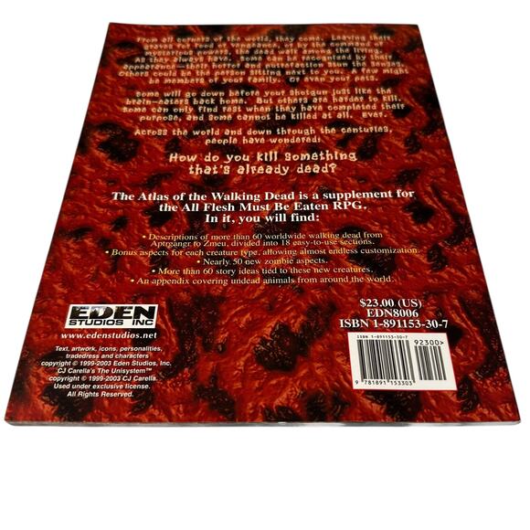Atlas of the Walking Dead All Flesh Must Be Eaten - Eden Zombie RPG EDN8006 - Picture 2 of 2
